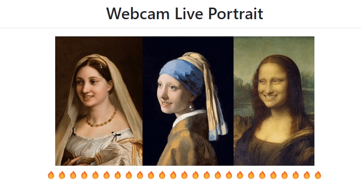 Webcam Live Portrait 